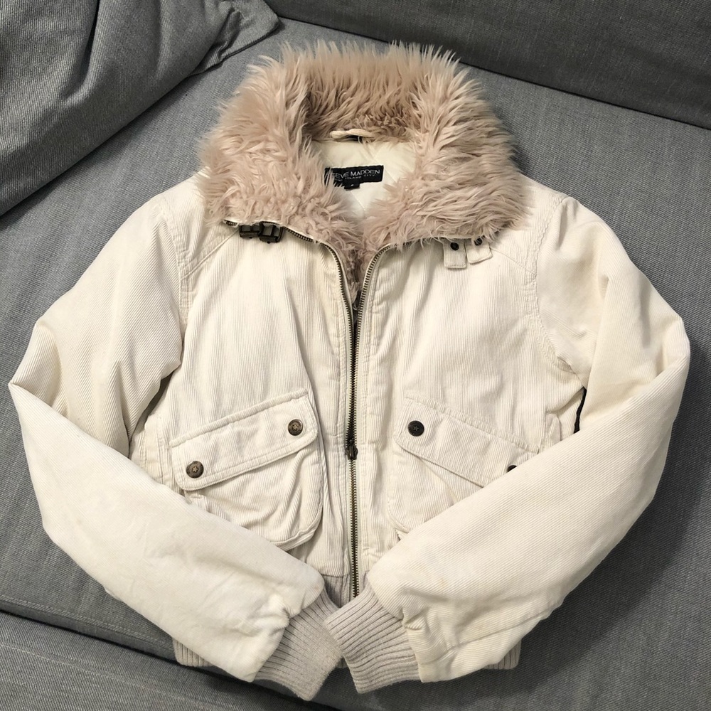 Vintage Steve Madden Corduroy Bomber